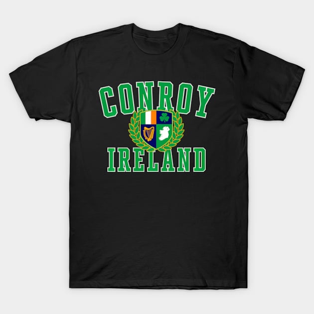 Irish Sur Conroy Ireland Crest T-Shirt by Ro Go Dan